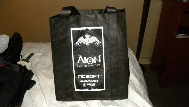 Illustration for article titled What's Inside The Aion Launch Party Goody Bag?